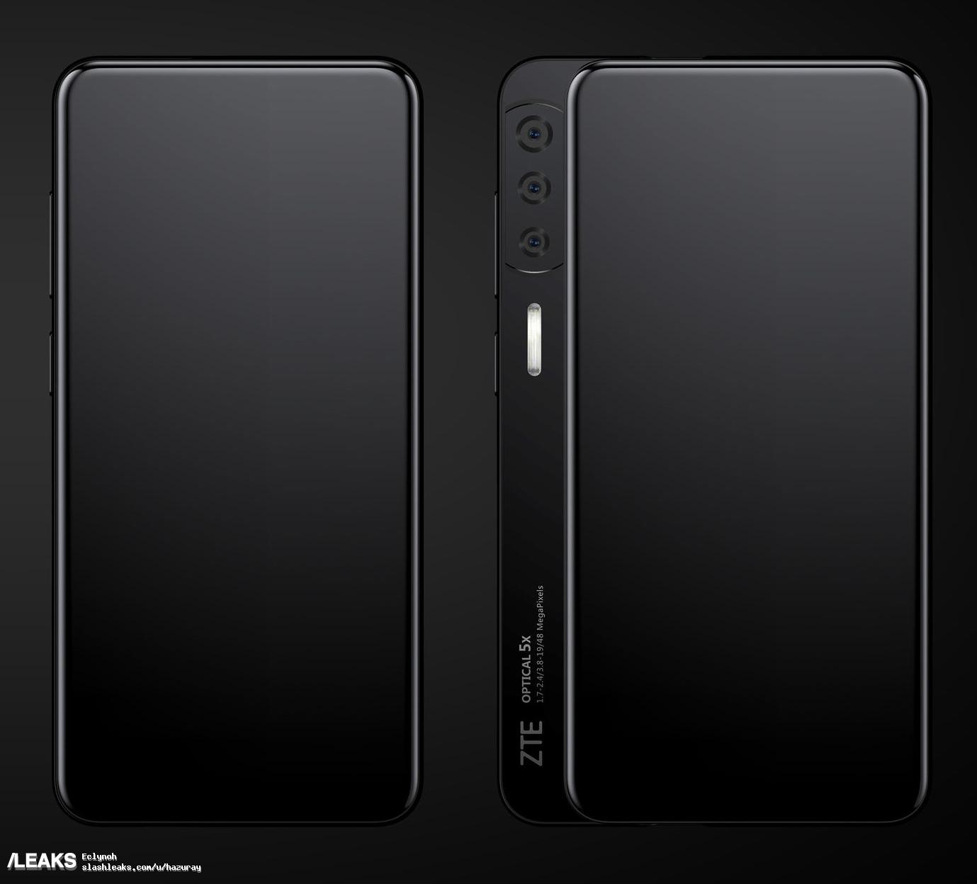 zte axon s full screen with slider renders large