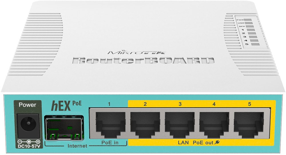 Obzor routera Mikrotik hex poe