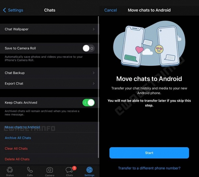 WhatsApp Chat Migration