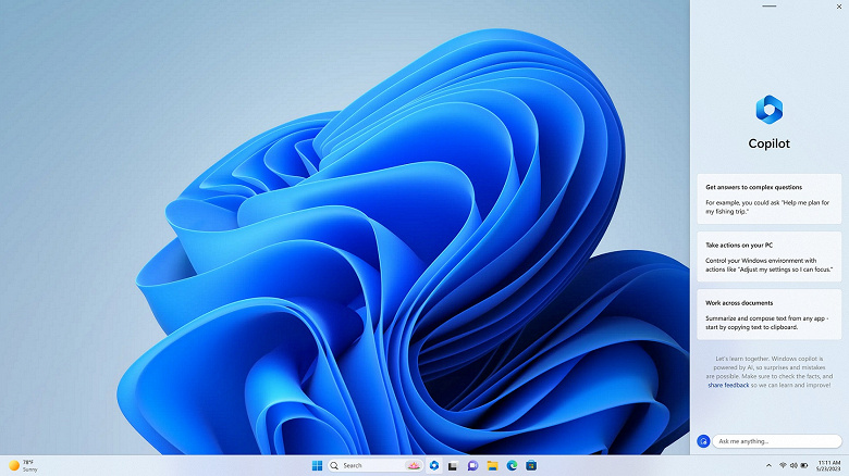 Windows Copilot for Windows 11 with plugins large