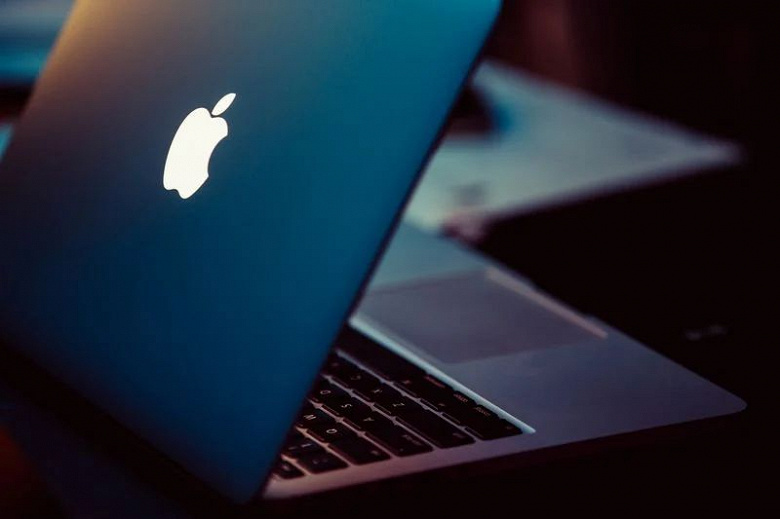 apple logo backlit mac large