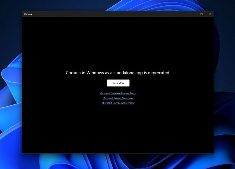 Cortana killed on Windows 11 large