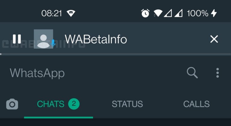 WhatsApp Global Voice Note player WABetaInfo