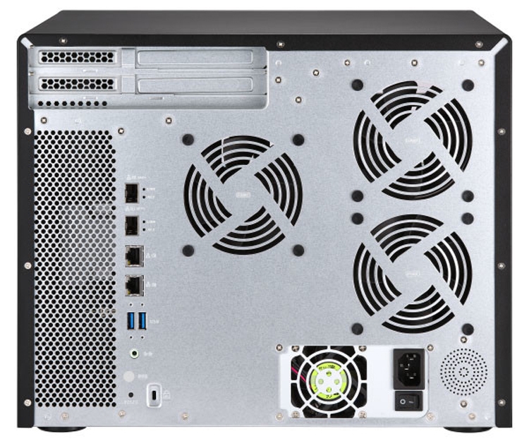 QNAP TS-1635AX: NAS-хранилище с 16 отсеками и двумя портами 10GbE SFP+
