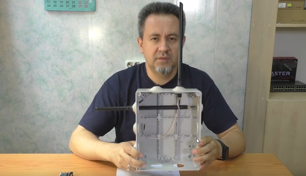 Бокс с антенами для Mikrotik RB911G-2HPnD